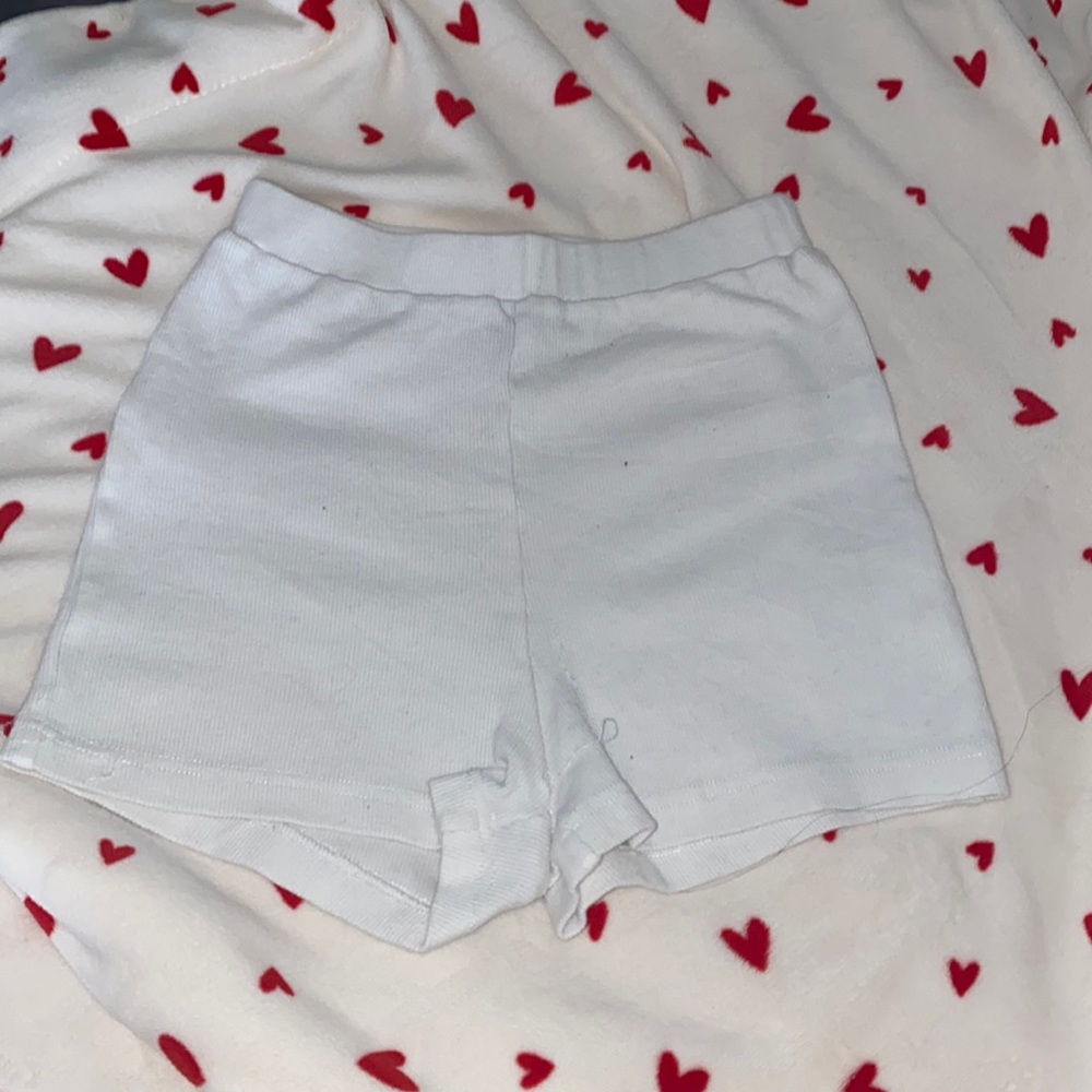 white shorts